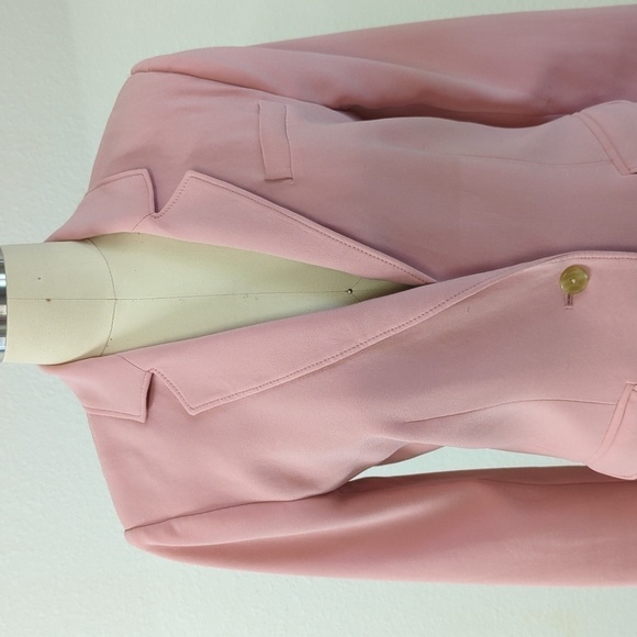 Elizabeth & James Carson One Button Single Breasted Blazer Pink 2 Business work - Picture 5 of 9